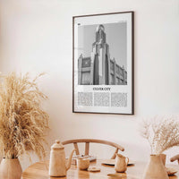 Culver City Print Black and White, Culver City Wall Art, Culver City Poster, Culver City Photo, California, USA United States, North America