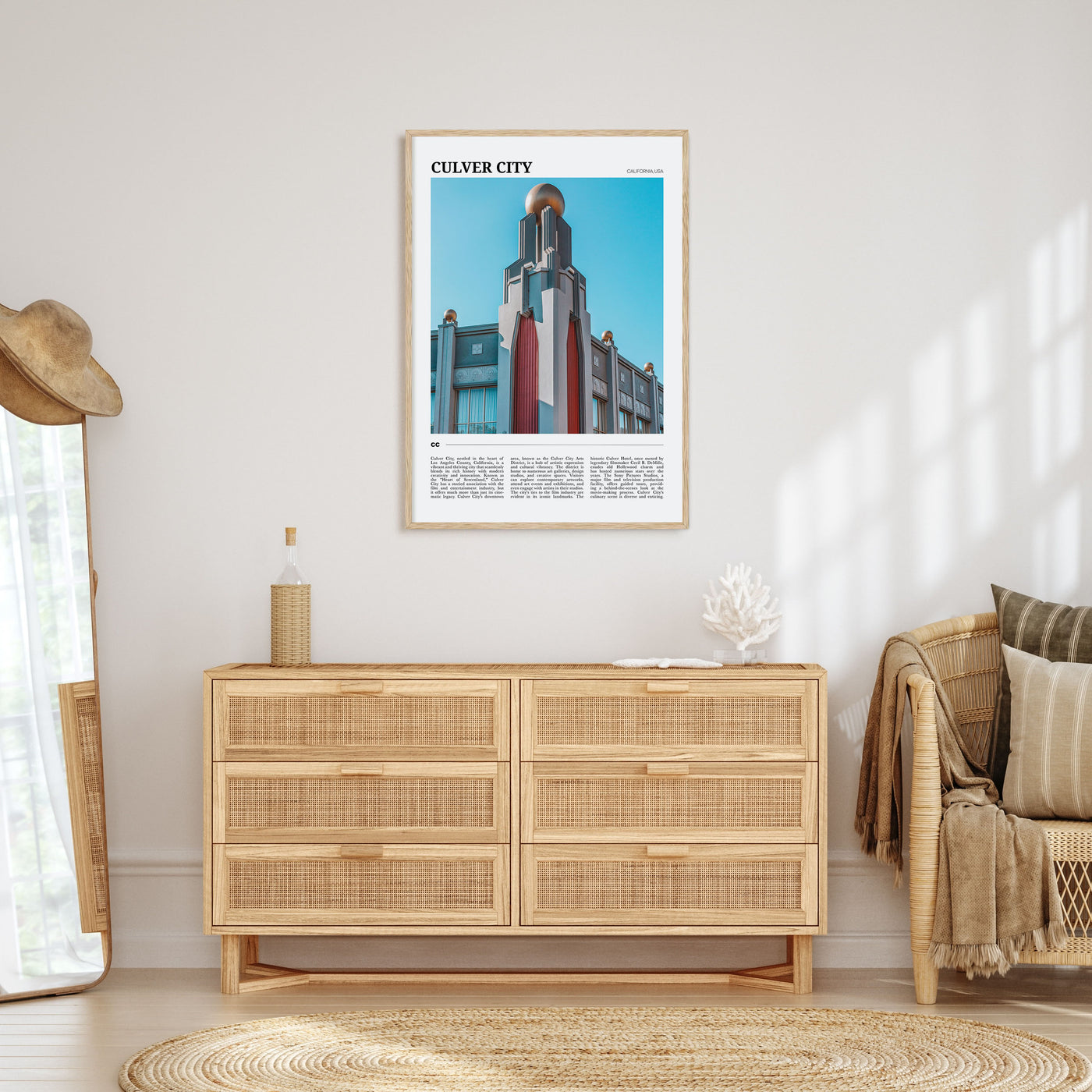 Culver City Travel Color Poster