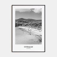Curaçao Portrait B&W Poster