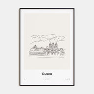 Cusco Drawn Poster