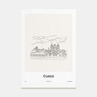 Cusco Drawn Poster