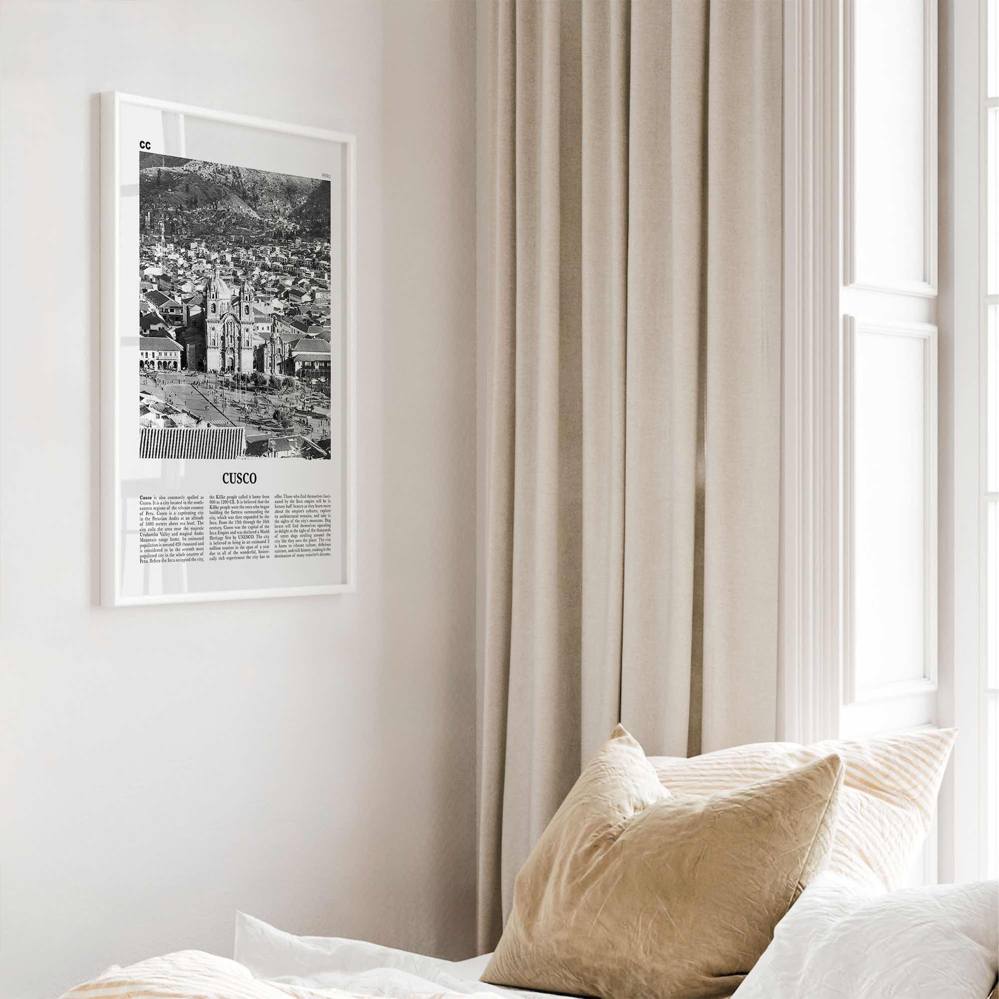 Cusco Print Black and White, Cusco Wall Art, Cusco Poster, Cusco Photo, Cusco Wall Décor, Cuzco Poster Print Black and White, Peru, Urubamba
