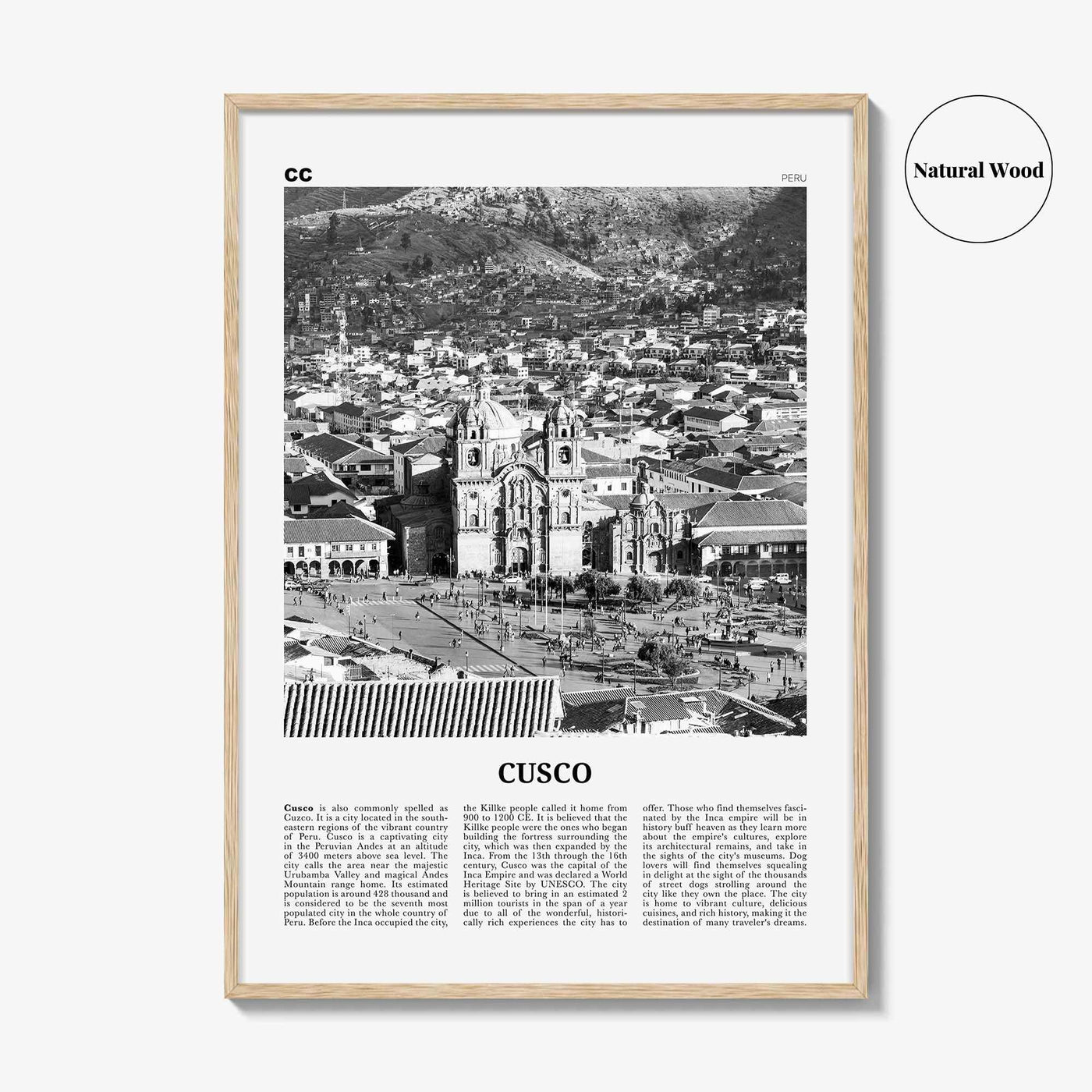 Cusco Print Black and White, Cusco Wall Art, Cusco Poster, Cusco Photo, Cusco Wall Décor, Cuzco Poster Print Black and White, Peru, Urubamba