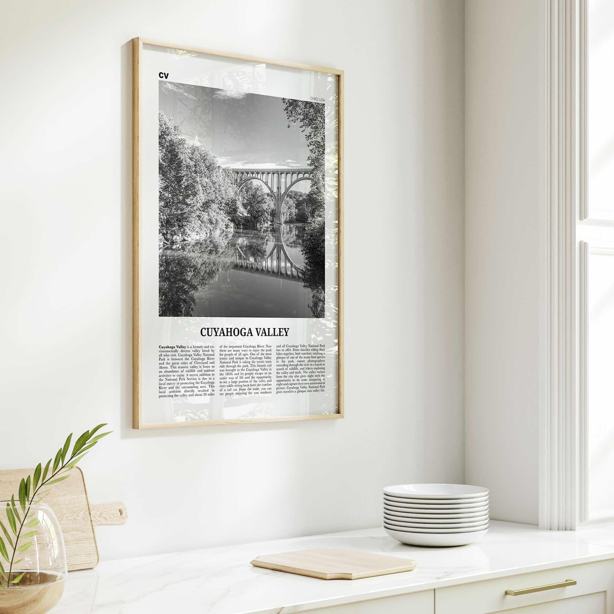 Cuyahoga Valley Print Black and White, Cuyahoga Valley Wall Art, Cuyahoga Valley Poster, Cuyahoga Valley Photo, Cuyahoga Wall Décor, Ohio