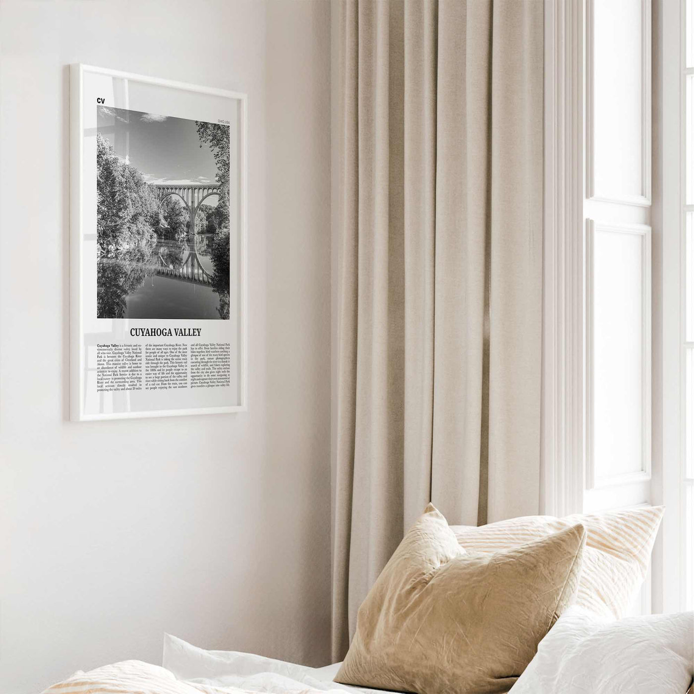 Cuyahoga Valley Print Black and White, Cuyahoga Valley Wall Art, Cuyahoga Valley Poster, Cuyahoga Valley Photo, Cuyahoga Wall Décor, Ohio