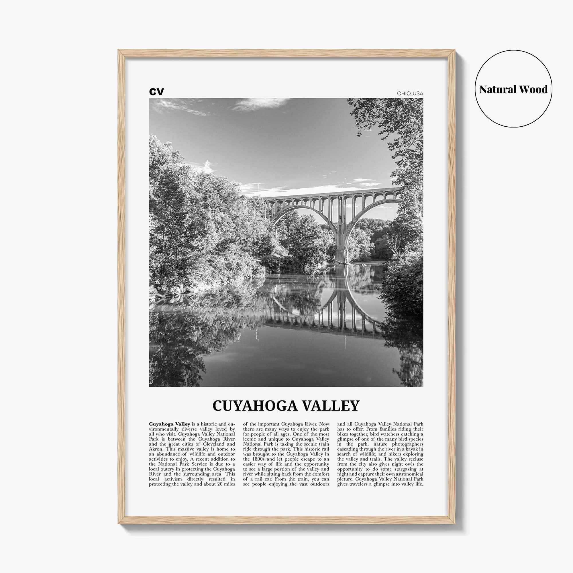 Cuyahoga Valley Print Black and White, Cuyahoga Valley Wall Art, Cuyahoga Valley Poster, Cuyahoga Valley Photo, Cuyahoga Wall Décor, Ohio