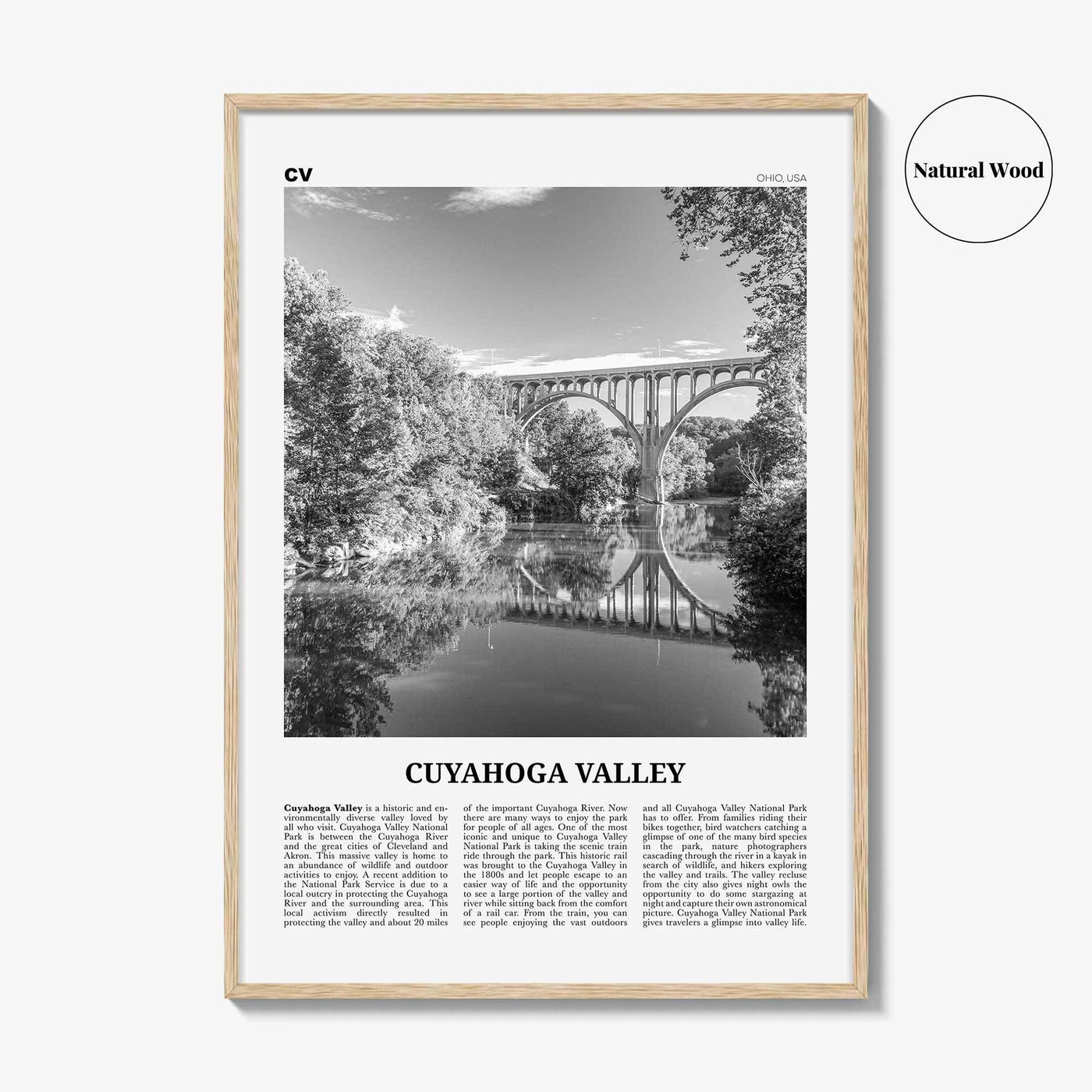 Cuyahoga Valley Print Black and White, Cuyahoga Valley Wall Art, Cuyahoga Valley Poster, Cuyahoga Valley Photo, Cuyahoga Wall Décor, Ohio