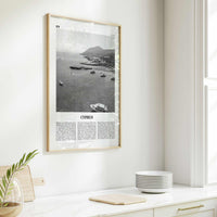 Cyprus Print Black and White, Cyprus Wall Art, Cyprus Poster, Cyprus Photo, Cyprus Wall Decor, Κυπριακή, Kıbrıs, Cumhuriyeti, Nicosia, Asia