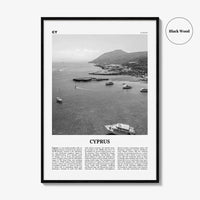 Cyprus Print Black and White, Cyprus Wall Art, Cyprus Poster, Cyprus Photo, Cyprus Wall Decor, Κυπριακή, Kıbrıs, Cumhuriyeti, Nicosia, Asia
