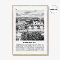 Czech Republic Print Black and White, Czech Republic Wall Art, Czech Republic Poster, Czechia, Česká Republika, Prague, Europe