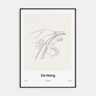 Da Nang Drawn Poster