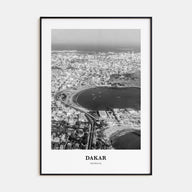 Dakar Portrait B&W No 1 Poster