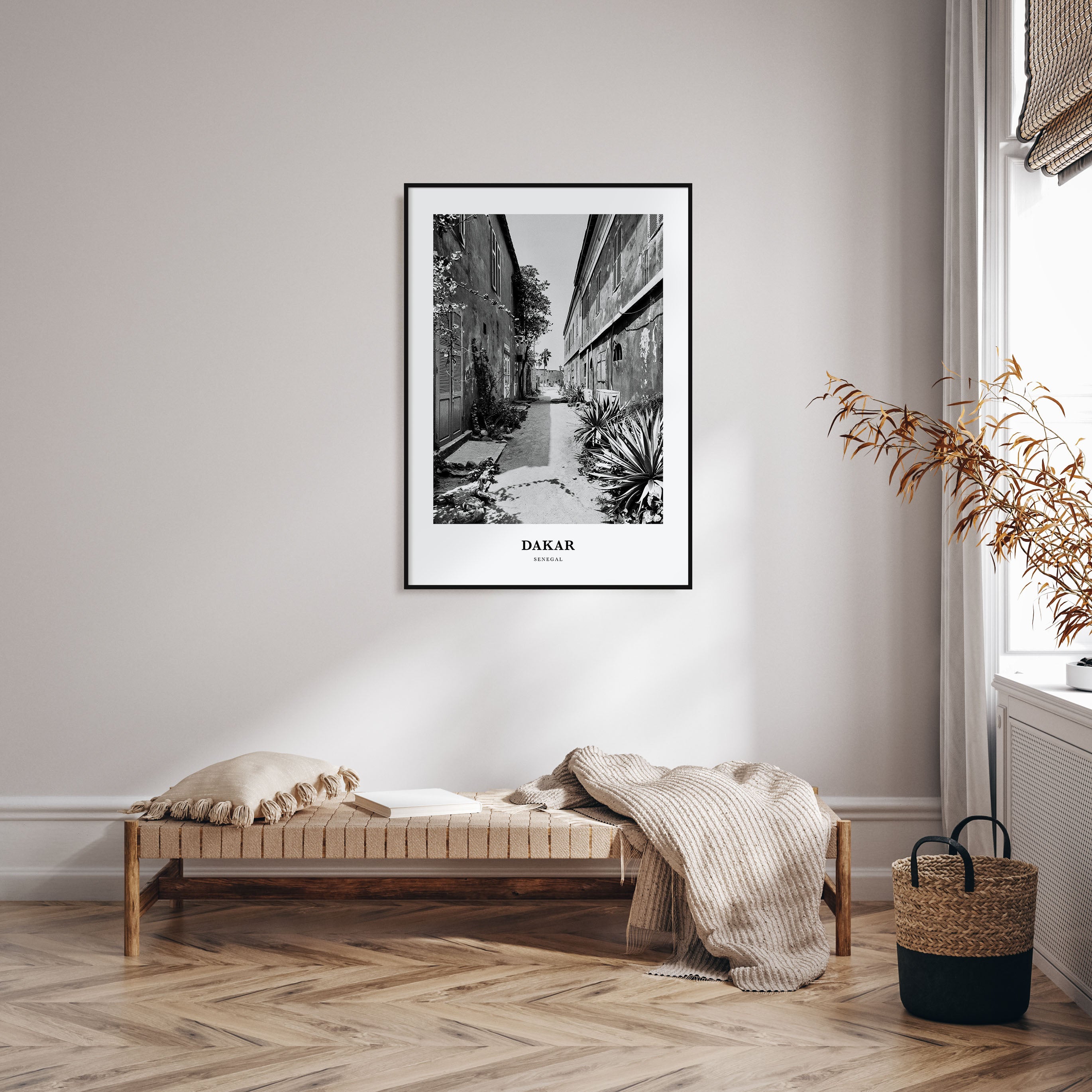 Dakar Portrait B&W No 2 Poster