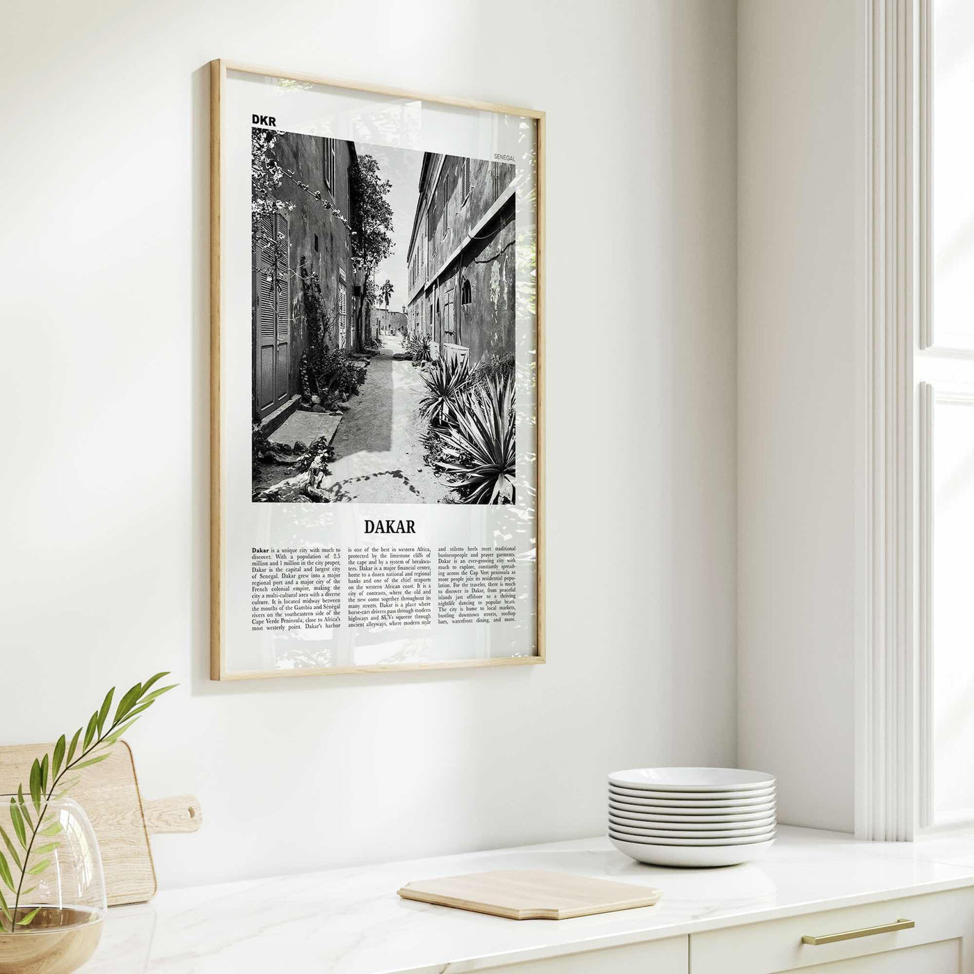 Dakar Print Black and White No 1, Dakar Wall Art, Dakar Poster, Dakar Photo, Dakar Wall Decor, Senegal, Ndakaaru Sénégal, Africa