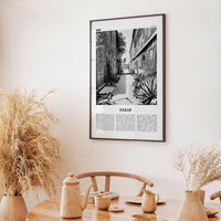 Dakar Print Black and White No 1, Dakar Wall Art, Dakar Poster, Dakar Photo, Dakar Wall Decor, Senegal, Ndakaaru Sénégal, Africa