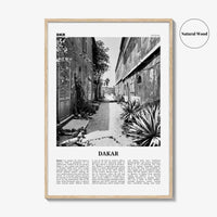 Dakar Print Black and White No 1, Dakar Wall Art, Dakar Poster, Dakar Photo, Dakar Wall Decor, Senegal, Ndakaaru Sénégal, Africa