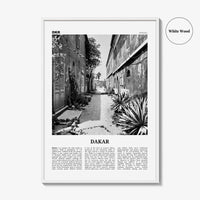 Dakar Print Black and White No 1, Dakar Wall Art, Dakar Poster, Dakar Photo, Dakar Wall Decor, Senegal, Ndakaaru Sénégal, Africa