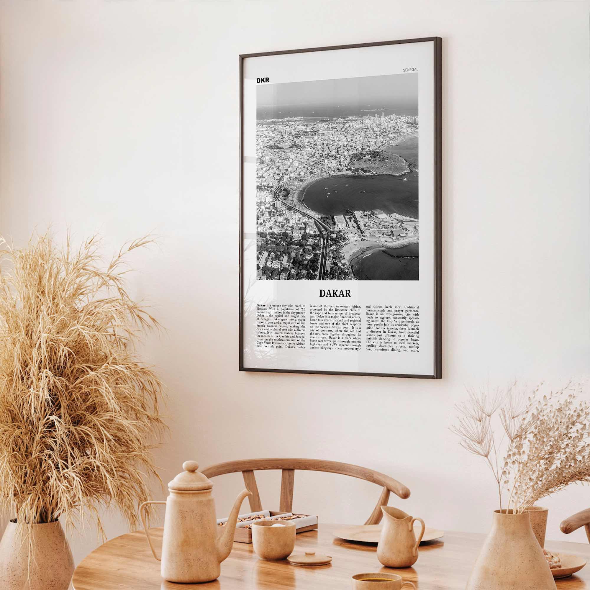 Dakar Print Black and White No 2, Dakar Wall Art, Dakar Poster, Dakar Photo, Dakar Wall Decor, Senegal, Ndakaaru Sénégal, Africa