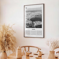 Dakar Print Black and White No 2, Dakar Wall Art, Dakar Poster, Dakar Photo, Dakar Wall Decor, Senegal, Ndakaaru Sénégal, Africa