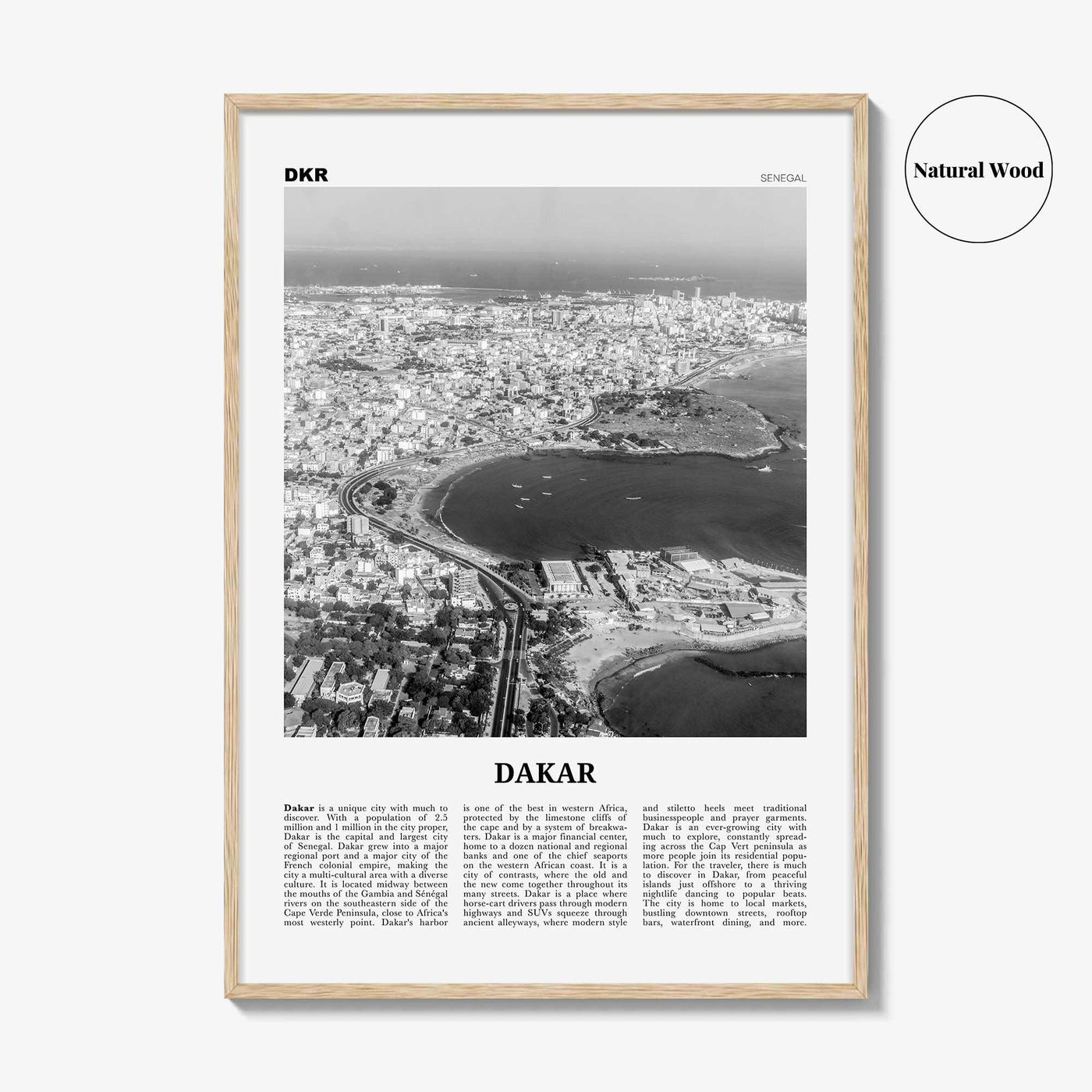 Dakar Print Black and White No 2, Dakar Wall Art, Dakar Poster, Dakar Photo, Dakar Wall Decor, Senegal, Ndakaaru Sénégal, Africa