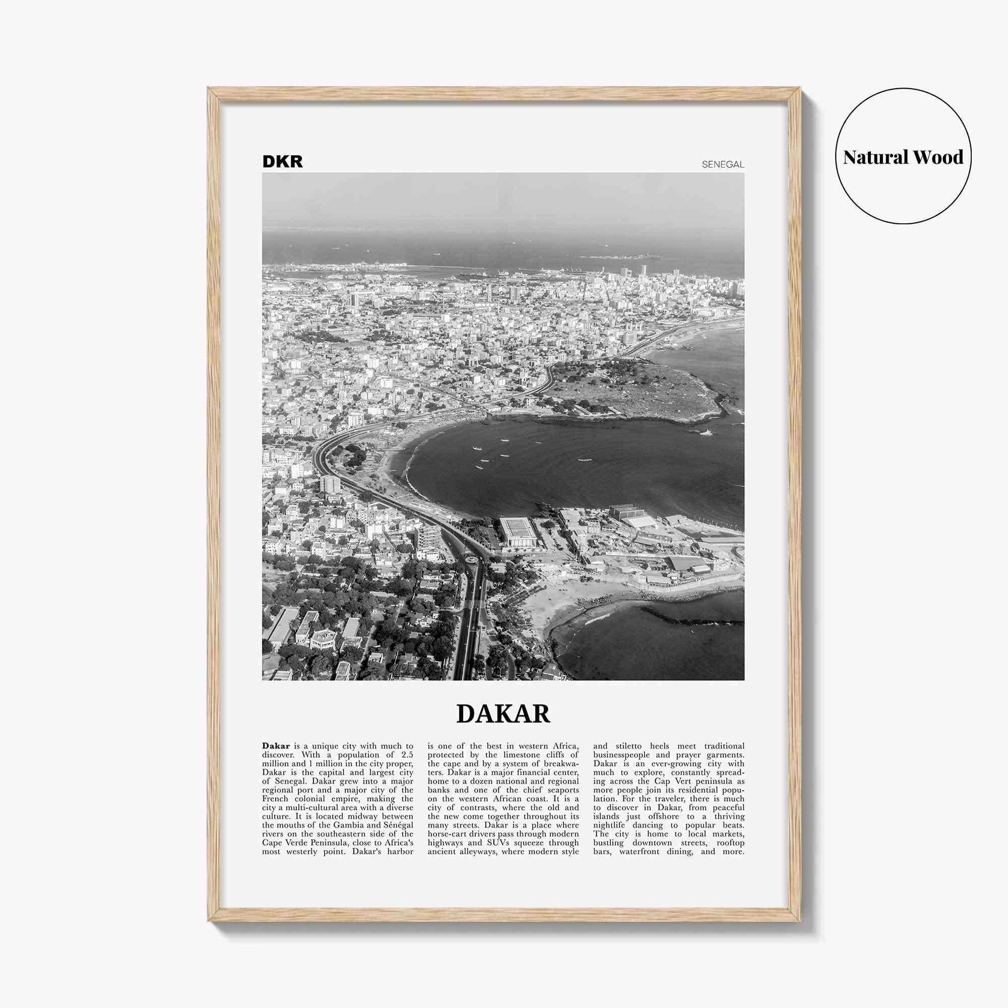 Dakar Print Black and White No 2, Dakar Wall Art, Dakar Poster, Dakar Photo, Dakar Wall Decor, Senegal, Ndakaaru Sénégal, Africa