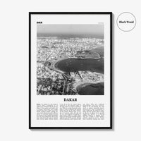 Dakar Print Black and White No 2, Dakar Wall Art, Dakar Poster, Dakar Photo, Dakar Wall Decor, Senegal, Ndakaaru Sénégal, Africa