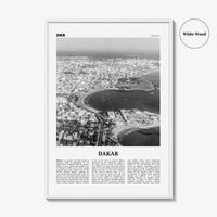 Dakar Print Black and White No 2, Dakar Wall Art, Dakar Poster, Dakar Photo, Dakar Wall Decor, Senegal, Ndakaaru Sénégal, Africa