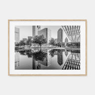 Dallas Landscape B&W Poster