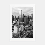 Dallas Photo B&W No 1 Poster