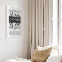 Dallas Print Black and White No 1, Dallas Wall Art, Dallas Poster, Dallas Photo, Dallas Wall Decor, Texas, USA, United States