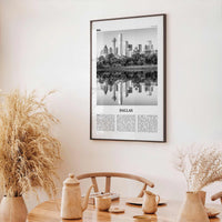 Dallas Print Black and White No 1, Dallas Wall Art, Dallas Poster, Dallas Photo, Dallas Wall Decor, Texas, USA, United States