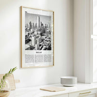 Dallas Print Black and White No 2, Dallas Wall Art, Dallas Poster, Dallas Photo, Dallas Wall Decor, Texas, USA, United States