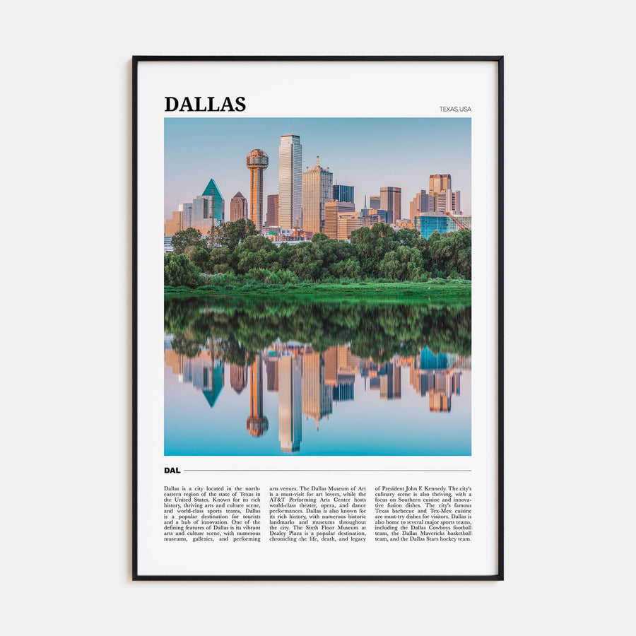 Dallas Travel Color No 2 Poster