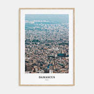 Damascus Portrait Color Poster