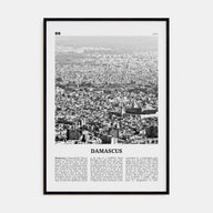 Damascus Travel B&W Poster