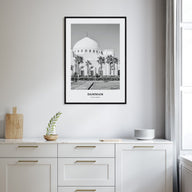 Dammam Portrait B&W Poster