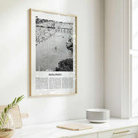 Dana Point Print Black and White, Dana Point Wall Art, Dana Point Poster, Dana Point Photo, California, USA, United States, North America