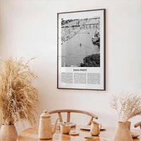 Dana Point Print Black and White, Dana Point Wall Art, Dana Point Poster, Dana Point Photo, California, USA, United States, North America