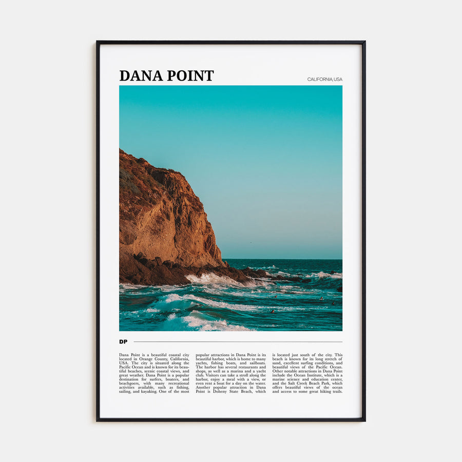 Dana Point Travel Color Poster