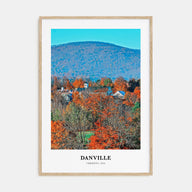 Danville, Vermont Portrait Color Poster