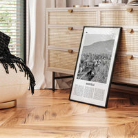 Danville Print Black and White Vermont, Danville Wall Art, Danville Poster, Danville Photo, Danville Wall Décor, Danville Map, Vermont, USA