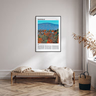 Danville, Vermont Travel Color Poster