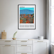 Danville, Vermont Travel Color Poster