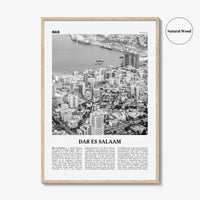 Dar es Salaam Print Black and White, Dar es Salaam Wall Art, Dar es Salaam Poster, Dar es Salaam Photo, Tanzania, Mzizima, Africa