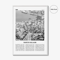 Dar es Salaam Print Black and White, Dar es Salaam Wall Art, Dar es Salaam Poster, Dar es Salaam Photo, Tanzania, Mzizima, Africa