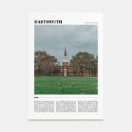 Dartmouth, New Hampshire Travel Color Poster