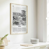 Darwin Print Black and White, Darwin Wall Art, Darwin Poster, Darwin Photo, Darwin Wall Décor, Darwin Map, Australia