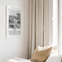 Darwin Print Black and White, Darwin Wall Art, Darwin Poster, Darwin Photo, Darwin Wall Décor, Darwin Map, Australia