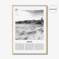 Davao Print Black and White, Davao Wall Art, Davao Poster, Davao Photo, Davao Wall Décor, Dakbayan sa Dabaw, Philippines