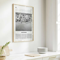 Davenport Print Black and White, Davenport Wall Art, Davenport Poster, Davenport Photo, Davenport Map, Davenport Wall Decor, Iowa, USA